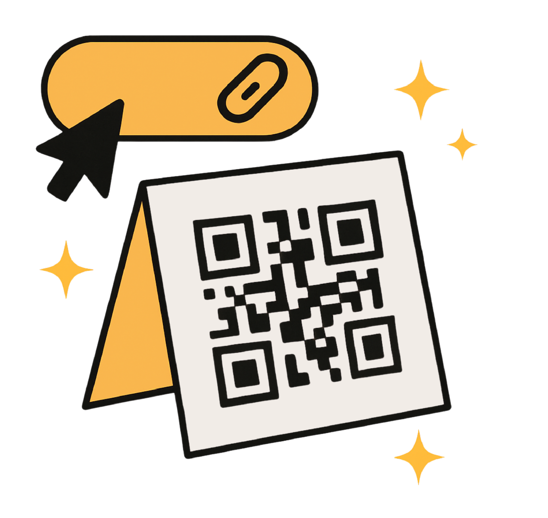 Share your QR code or link